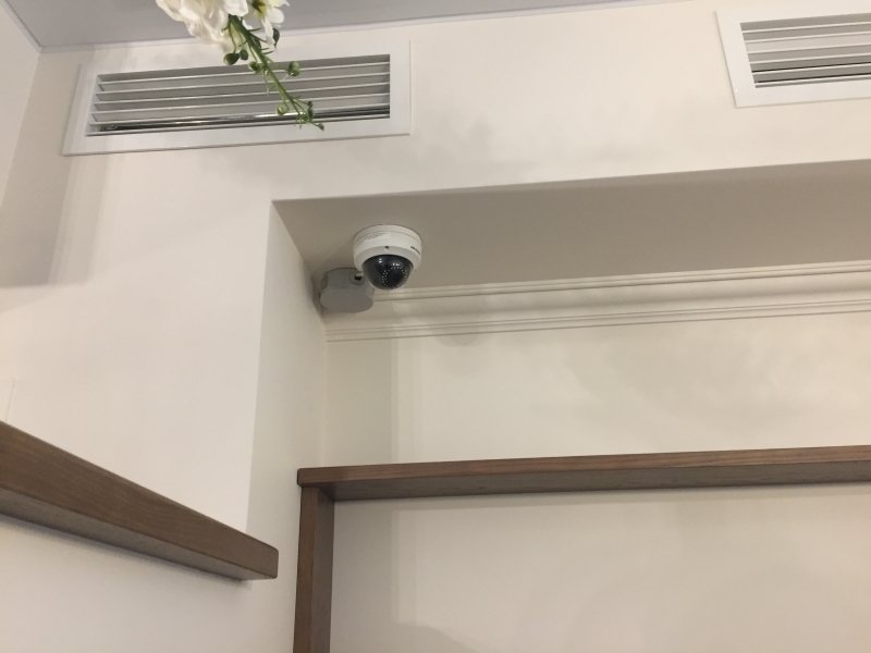 Установка системы видеонаблюдения в кафе МЁД